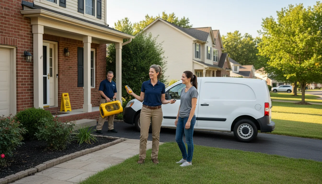 Water restoration image for Fire And Smoke Damage Restoration in Tiro, OH